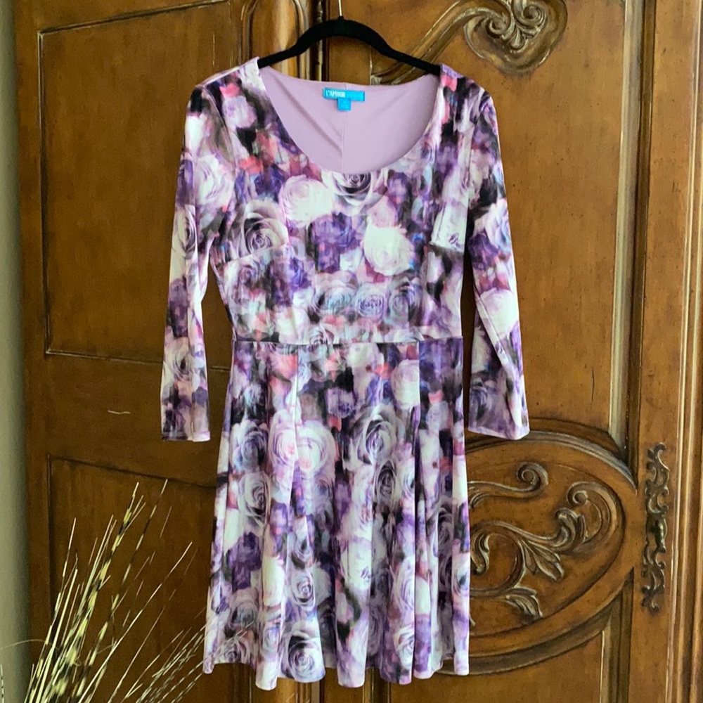 Velvet Fit and Flare Dress